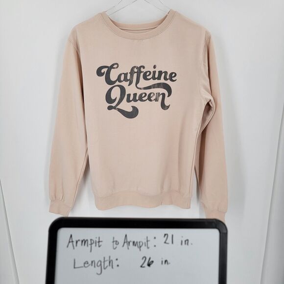 Cold Crush Sweatshirt Juniors Large Caffeine Queen Soft Fleece Pullover NEW - Picture 9 of 9